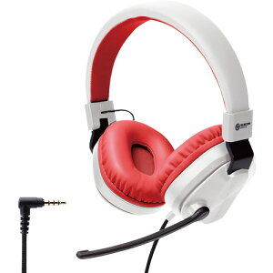 エレコム HS-KDGM01TGY ゲーミングヘッドセット 有線 子供用 低音量仕様 折り畳み式 回転マイクアーム付 4極φ3.5mm グレー×レッドネット通販