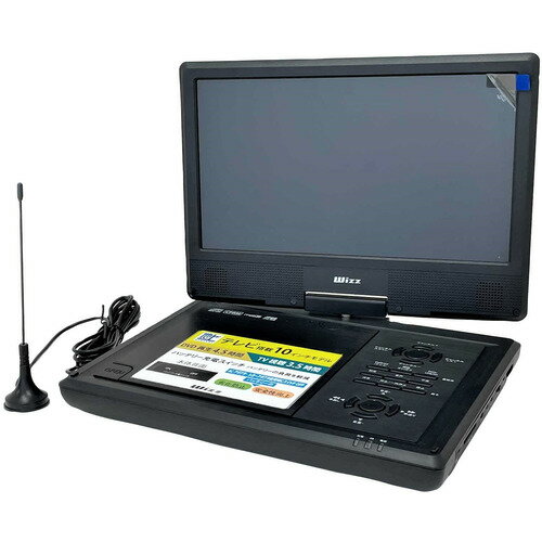 �����˥��Ż� WPDT1091 �ϥǥ��б� 10.1����� �ݡ����֥�DVD�ץ졼�䡼 Wizz �ۥ磻��