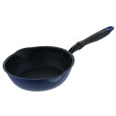 ベストコ 鍋にも使える極深ブルーダイヤモンドコートプレミアムIHフライパン 24cm ブルー ND4287