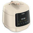 ティファール CY353AJP 電気圧力鍋 ラクラクッカープラスコンパクト アイボリー3L T-faL・ラクラクッカープラスコンパクト 3.0L アイボリー発売日：2022年9月1日●洗浄機能搭載でお手入れもラクラク●1台16役の調理モード搭載●「無水・発酵・ベイク」モードで本格調理も&nbsp;【仕様】本体(W×D×H)：260×285×283mm重量：4180g原産国：中国定格消費電力：700W内容量：3.0Lコード長：1.5m付属品：蒸し台、炊飯用カップ、レシピブック