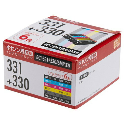 RICOH - PPC PP-YC331-6P キャノン用互換インク(6色セット) PPYC3316P