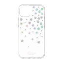 kate spade new york 2022 iPhone 14 Plus用スマートフォンケース [ Scattered Flowers Iridescent Clear White Gems ] クリア