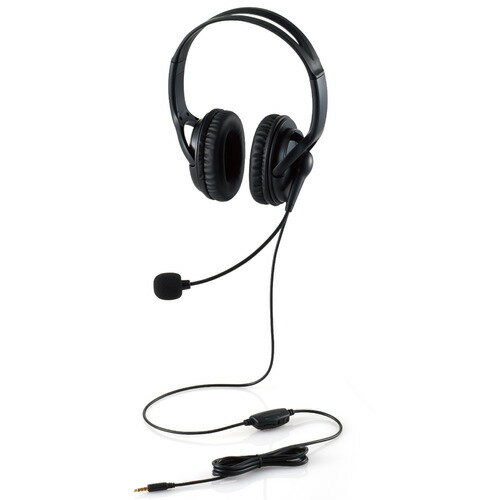 エレコム HS-HP02STBK 両耳大型4極有線ヘッドセット HSHP02STBK エレコム HS-HP02STBK 両耳大型4極有線ヘッドセット HSHP02STBK