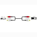 ビクター CN-160G ピンプラグ(×2)⇔ピンプラグ（×2） 1.5m