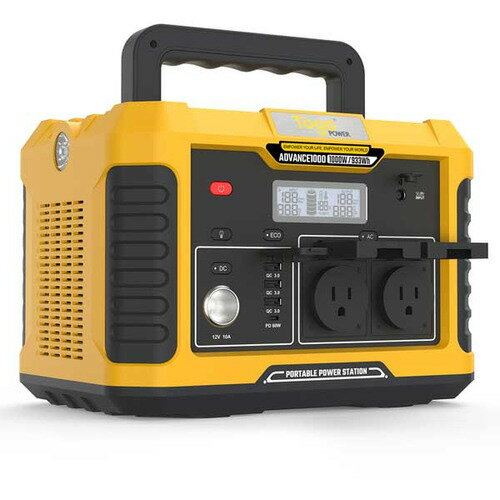 コンピューケース・ジャパン AD1000Y ポータブル電源 Togopower 933wh イエロー