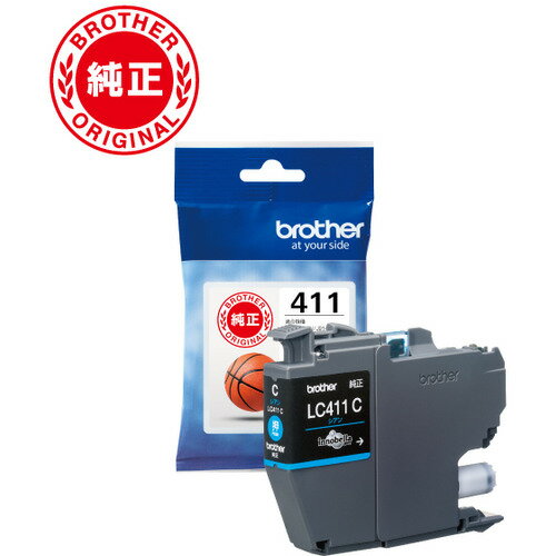 ブラザー LC411C ブラザー純正 インクカートリッジ シアン...