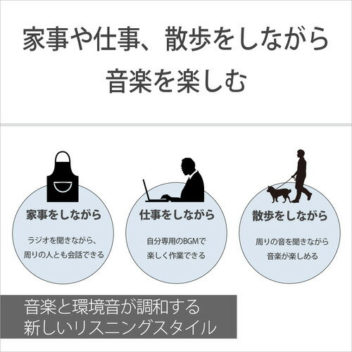 にランニン∺ ソニー ワイヤレスステレオヘッドセット Float Run
