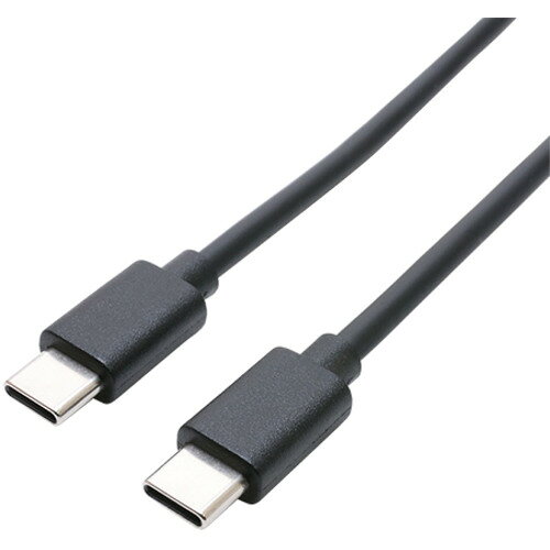 ミヨシ UYM-CC202BK USB2.0ケーブル USB PD 60W充電対応 充電／データ通信 Type-C...