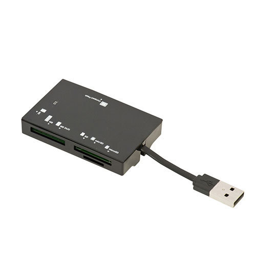 ナカバヤシ CRW-5M67BK USB2.0 マルチカードリーダー ブラック