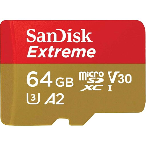 【推奨品】サンディスク SDSQXAH-064G-JN3MD microSDXC UHS-I カード エクストリーム 64GB 【推奨品】サンディスク SDSQXAH-064G-JN3MD microSDXC UHS-I カード エクストリーム 64GB