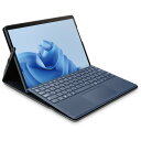 エレコム TB-MSP9PLF2GY Surface Pro9／ソフトレザーケース／フリーアングル／タッチペン収納／キーボード対応／グレー TBMSP9PLF2GY