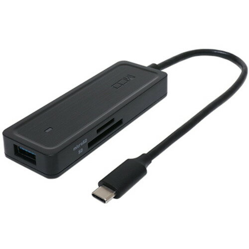 樂天商城 - ミヨシ USH-10G2C／BK USBハブ USB3.2 Gen2対応 USB Type-C カードリーダー付 USH10G2C／BK