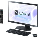 NEC PC-A2377GAB デスクトップパソコン LAVIE A23 ファインブラック PCA2377GAB発売日：2023年5月18日●仕事も遊びも快適なオールインワンデスクトップPC省電力、8コア/16スレッドに対応した「AMD Ryzen 7 7730U プロセッサー」、メモリは大容量16GB搭載。負荷のかかる高画質動画の再生もスムーズに行えます。ストレージには、高速アクセス可能なSSD 約1TB(PCIe)を採用。さまざまな操作をすばやく処理できます。BDXL対応ブルーレイディスクドライブ内蔵で大容量データの保存なども便利に行えます。もちろん、高画質も追求。高精細映像を忠実に再現して臨場感あふれる映像を楽しめる23.8型ワイドフルHD液晶は、広い視野角を持つIPS方式の採用により、斜めの角度から見ても美しい映像を楽しめます。●YAMAHAサウンドシステムサウンドは、ヤマハ製ステレオスピーカに加え、サウンドのクオリティをさらに高めるヤマハ製 AudioEngineを合わせたYAMAHAサウンドシステムを搭載。臨場感あふれるサウンドを楽しめます。ディスプレイは、設置場所に合わせて調節可能な+7cm上下調節アームとカメラの目線が合わせやすい画面チルト機構を採用。さらに、デジタル3波対応ダブルチューナの便利なTV機能を満喫できます。ワイヤレス通信は、6GHz帯の追加で快適に利用できるWi-Fi 6Eに対応しています。●カメラやマイクを使って操作ができるWindows 11 HomeとMicrosoft Office Home & Business 2021を搭載。また、カメラやマイクを使ってPCを操作する「LAVIE AIエージェント」機能により、便利に使えます。さらに、仕事用のPCを接続して、快適にテレワークを行える「HDMI入力端子」と「Bluetoothキーボード」。仕事で使用しているモバイルPCをHDMIケーブルで接続して、マルチ画面で作業が可能。付属のキーボードをモバイルPCとBluetooth接続すれば、数字の入力なども快適に行うことができます。本体カラーはシックなファインブラックです。&nbsp;【仕様】OS ：Windows 11 Home 64ビットCPU ：AMD Ryzen 7 7730U プロセッサーメモリー ：16GBストレージ容量 ：SSD約1TBディスプレイ：23.8型ワイド スーパーシャインビューLED IPS液晶(広視野角・高色純度)(Full HD)光学ドライブ：ブルーレイディスクドライブ(DVDスーパーマルチドライブ機能付き)(BDXL 対応)有線LAN ： 1（1000BASE-T/100BASE-TX/10BASE-T）無線LAN ：Wi-Fi 6E対応 IEEE802.11ax/ac/a/b/gBluetooth ：5.1 対応USBポート ：USB3.2(Type-C)×1、USB3.2(Type-A)×3映像入力端子 ：HDMI×1消費電力：最大 約90W本体サイズ ：541.4（W）× 221（D） × 411.8（H） mm質量 ：約9.7kgOfficeソフト ：Microsoft Office Home & Business 2021主な付属品 ：マニュアル、ACアダプタ、miniB-CASカード、無線リモコン、乾電池(単三アルカリ：3本 マウス・リモコン、単四アルカリ：2本 キーボード用)、保証書