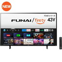 【無料長期保証】【推奨品】FUNAI FireTV FL-43UF360 Alexa対応リモコン付属 4K液晶テレビ 43V型