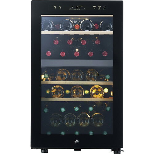Haier JQ-F108A-K ワインセラー 108L（最大42本収納可） ブラック