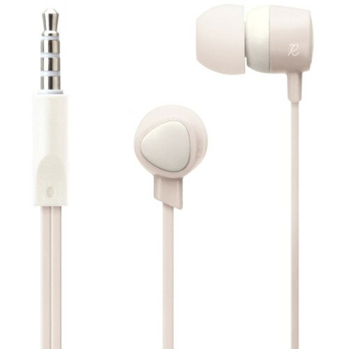 PGA PG-SECE1BE2 3.5mmステレオプラグ ステレオイヤホン カナルタイプ Premium Style コード長1.2m ベージュ PGSECE1BE2