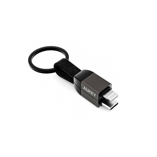 AUKEY CB-CL16-BK ケーブル Circlet Series  10cm ブラック CBCL16BK