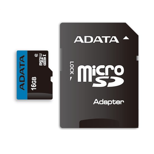 ADATA AUSDH16GUICL10RA1D MicroSDHC^XC UHS-I CLASS10 with ADAPTER J[h ADATA Premier }CNSD[J[h 16GB Class10 UHS-I