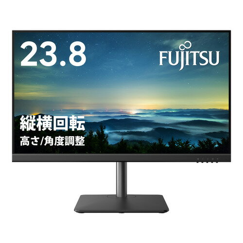 【推奨品】富士通 VTF24021BT 23.8型ワイドディスプレイ VT Series フルHD ブラック【5年保証】 【推奨品】富士通 VTF24021BT 23.8型ワイドディスプレイ VT Series フルHD ブラック【5年保証】