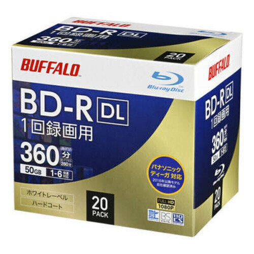 BUFFALO YD-BR50V-020CW BD-R DL 50GB 20 YDBR50V020CW