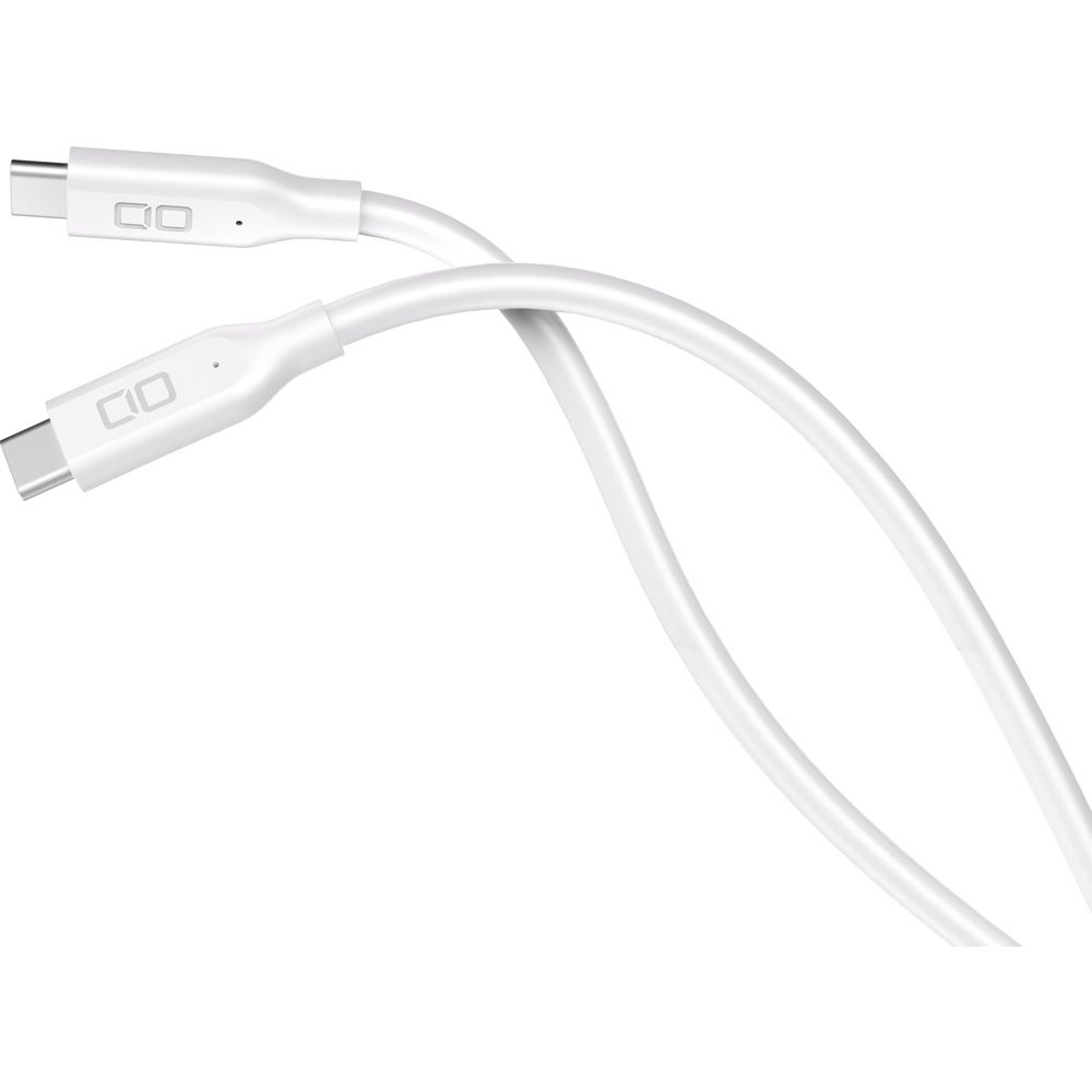 CIO CIO シリコンケーブル CtoC 240W 1m ホワイト CIO-SL240W-CC1-WH