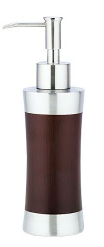樂天商城 - ディスペンサー スプールウッドソープディスペンサー 250ml 木目調 ブラウン (株)ちどり産業