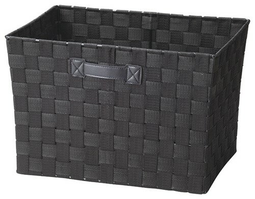 バスケット SF-903 ブラック 幅38×奥行26×高さ25cm