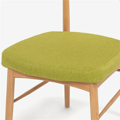 大塚家具 ダイニングチェア「ユノ3A」専用ファブリックカバー 布ライトグリーン ※レッドオーク・ウォールナット材共通