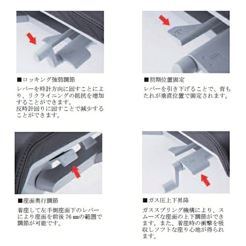 大塚家具 デスクチェア 「ベリーチェア SCT-20-101PMS-7」 フォグ色 [3]