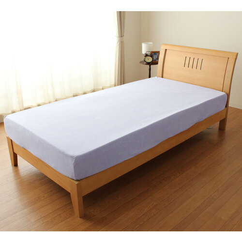 [ダブル] 小栗 のびのびシーツ Merry NightMNS673090-76 スカイブルー