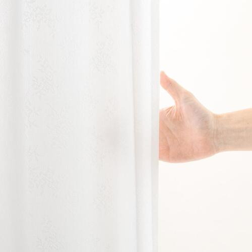 ユニベール レースカーテン レース ミオ 幅100X丈198cm 2枚入 ホワイト