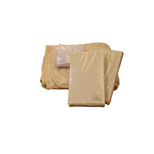 寝装品3点パック スリープせレクト 3PAIRDBEBE ベージュ ダブル [2]