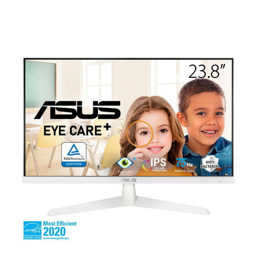 ASUS VY249HE-W 23.8型 ディスプレイ EYE CA