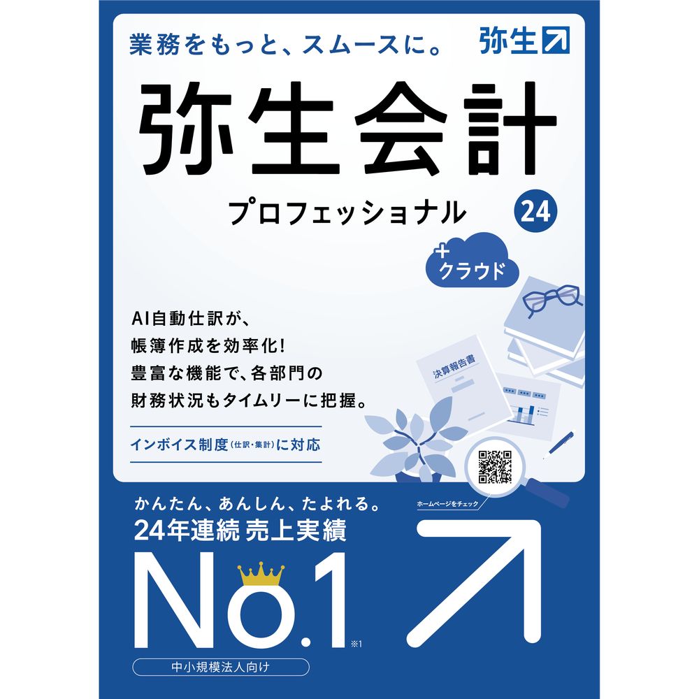 弥生 弥生会計 24 プロ ＋クラウド 通常版＜インボイス・電子帳簿保存法＞ YRAT0001