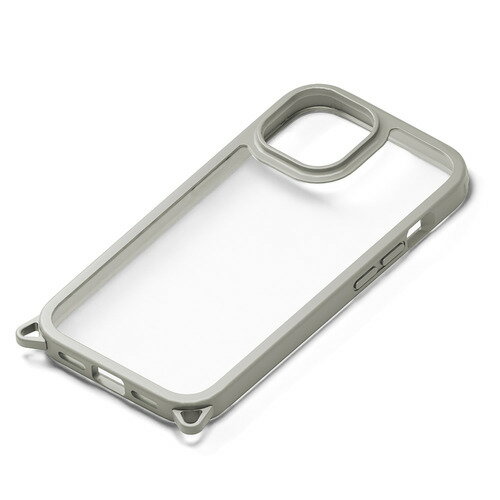 樂天商城 - PGA PG-23APT03GY iPhone15 クリアタフケース Premium Style グレー PG23APT03GY