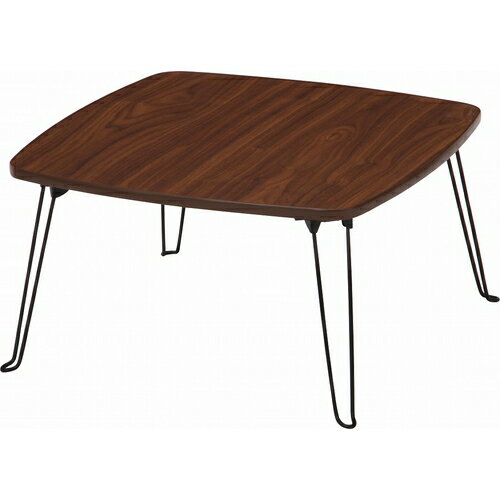 ローテーブル 角60 BR ブラウン 2人