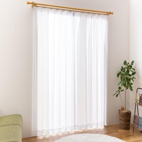 樂天商城 - ユニベール UVカット・遮熱・断熱・省エネレース コットレース 幅150×丈133cm 1枚入 ホワイト