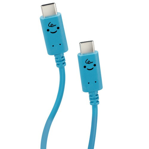 樂天商城 - エレコム MPA-CCF10BUF しろちゃんUSB Type-Cケーブル 1.0m ベイビー(ブルー)