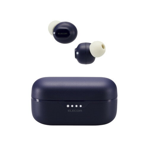エレコム LBT-TWS16NV 完全ワイヤレスBluetoothヘッドホン ネイビー
