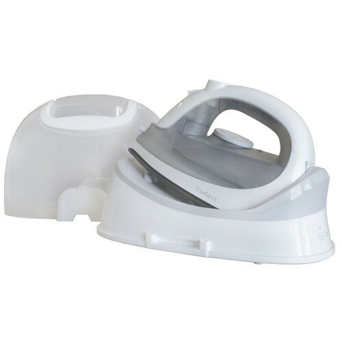 【推奨品】yselect YSA10L(UW) ヤマダオリジナル コードレススチームアイロン アーバンホワイト