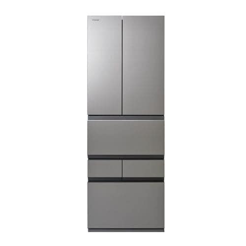 【無料長期保証】【推奨品】東芝 GR-W460FZ(ZH) 6ドア冷蔵庫 6ドア冷凍冷蔵庫 (461L・フレンチドア) アッシュグレージュ