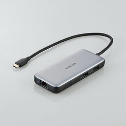 エレコム DST-C27SV USB Type-Cデータポート／4K／60Hz+2.5Gbps対応ドッキングステーション