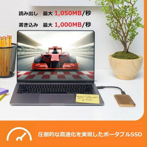 Western Digital WDBAGF0020BGD-JESN �ݡ����֥�SSD My Passport SSD 2020 Hi-Speed 2TB �������