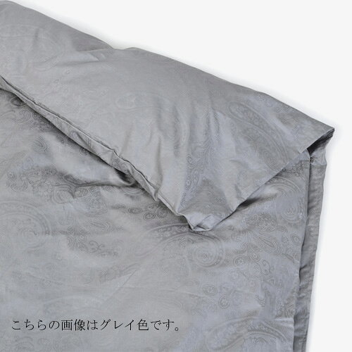 大塚家具 掛け布団カバー グランペイズリー WH Q [クイーン] 綿100% ホワイト [2]