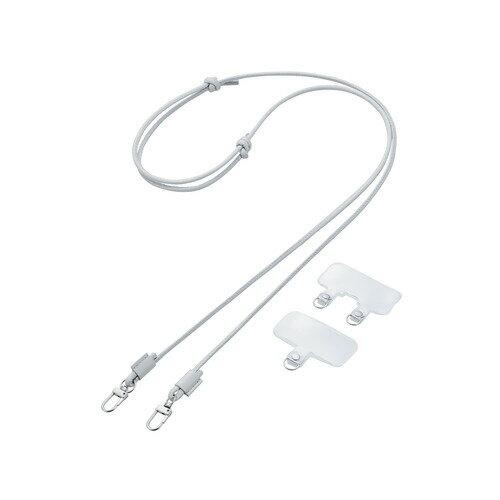 ���쥳�� P-STSDH2LR04GYL ���ޥ� �����������ȥ�å�/�쥶����ɳ4mm/�饤�ȥ��졼 42~75cm Ĺ��Ĵ����