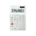 [カシオ]デザイン電卓 12桁　卓上サイズ【JF-S200】税計算・時間計算