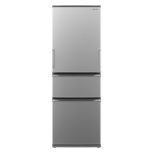 【無料長期保証】シャープ SJX370MS 冷蔵庫 プラズマクラスター冷蔵庫 どっちもドア 374L マットシルバー