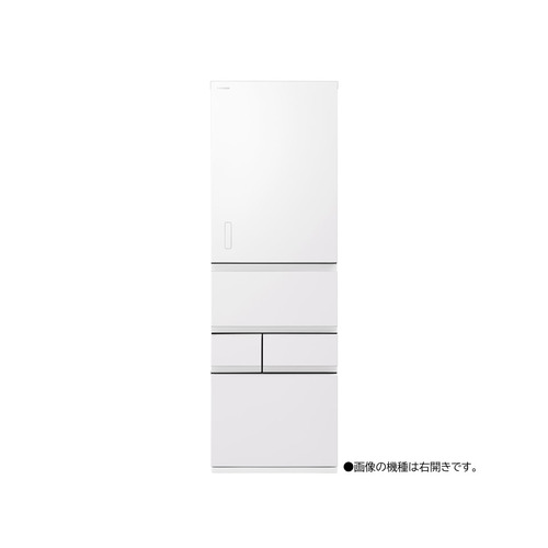 【無料長期保証】【推奨品】東芝 GR-W450GTML(WS) 5ドア冷凍冷蔵庫 (452L・左開き) エクリュホワイト