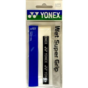 ヨネックス AC103 ウェットスーパーグリップ（1本入） ホワイト