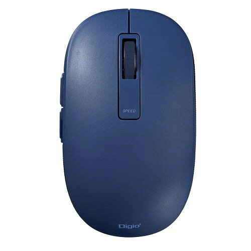 イーウェルネス楽天市場店のナカバヤシ MUS-BKF219NB Bluetooth静音5ボタンBlueLEDマウス ネイビー｜アングル2